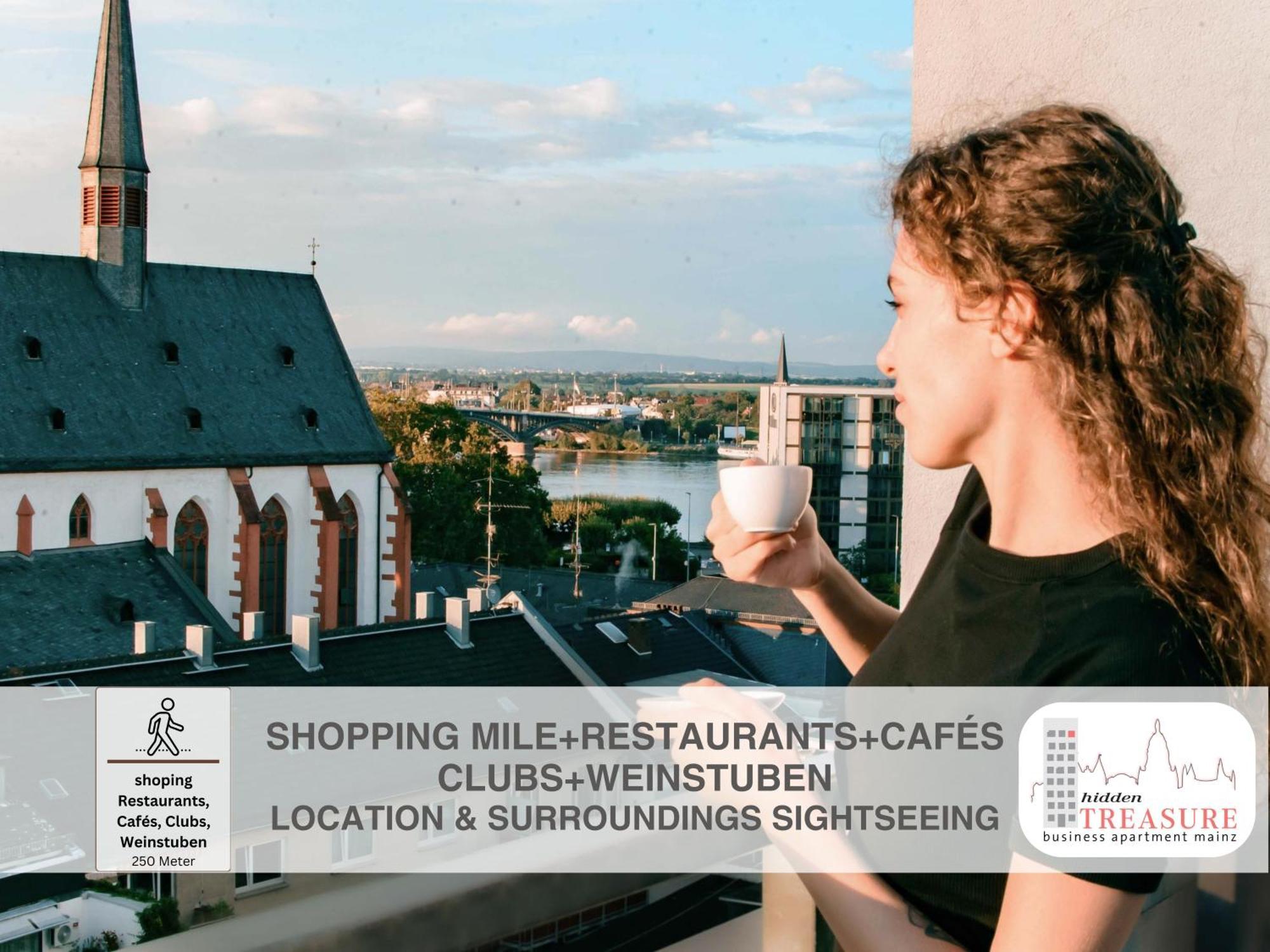 Hidden Treasure Business Apartment Mainz - Fantastic Rhine View In Center Of Mainz Old Town Exterior foto